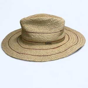 GIGI PIP CAMILA FEDORA - NATURAL WITH STRIPES